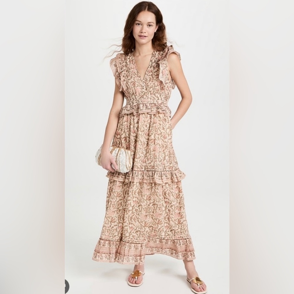 Cleobella Cherie Ankle dress in zinnia print.  size M Pristine!!!!